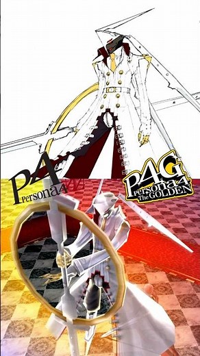 【P4G】Artbook Comparison! Initial & Reincarnated Personas【Giants of P】