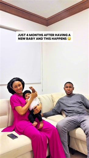 ‏Just 4 months after having a new baby and this happens.