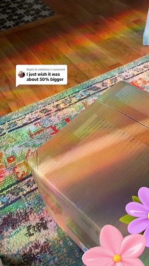 Replying to @clefairey it can be a lot taller! Just depends on how you decide to wrap it Lamp is from Docos (Calla Flowers Floor Lamp) and Govee Smart LED Light Bulbs are from Target #docos #homedecor #lighting #floorlamp #cozylighting #govee #livingroommakeover #studioghibli #fairylight