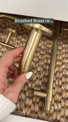 Two stunning spaces, two tapware finishes - which one’s your fave? 💛 @thissweetlife_ chose Brushed Brass for their poolside bar setup - paired with rich timber, breezeblocks and a curved tiled splashback for a bold, playful look. 💚 @the.lyons.life used our Warm Brushed Nickel in a soft, serene bathroom filled with blue-green tiles, clean lines and natural textures. | Yabby