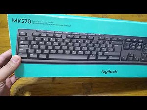 Logitech MK270 wireless Keyboard and mouse- Unboxing and review in 4K UHD