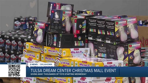 Tulsa Dream Center aims to give out more than 20,000 toys at annual Christmas Mall event