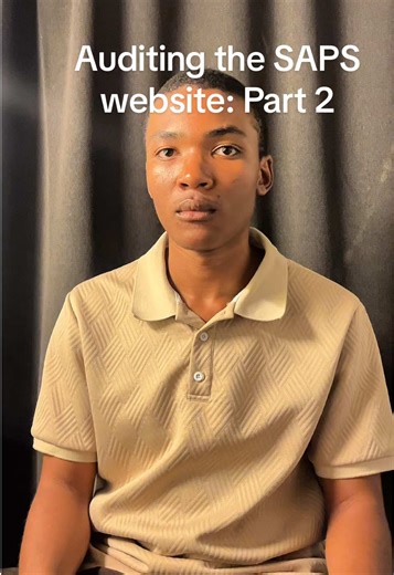 Auditing SAPS website part 2 #fyp #coding #webdesign #webdesignagency #webdevelopment