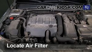 How to Change Engine Air Filter: 2000 Peugeot 406 LX HDi 2.0L 4 Cyl. Turbo Diesel