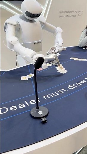 Robots dealing blackjack in Las Vegas at CES 2026