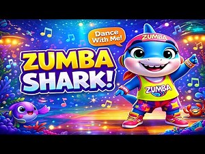 Zumba Time with Little Shark 🦈 | Kids Dance Workout | Move & Groove!