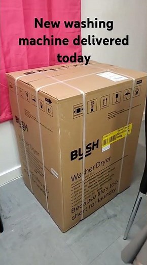 New Bush washing machine delivered today