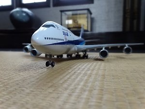 ANA B747-400D プラモデル紹介&告知