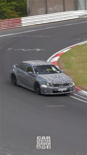 2027 BMW M3 Electric (ZA0) EV Test Mule Prototype Caught at The Nürburgring
