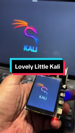 Raspberry Pi 4 with WaveShare LCD Display for Hacking