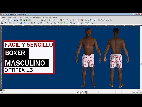 HOW TO MAKE THE MEN'S BOXER PATTERN AND SIZE SCALING 👉 OPTITEX 19