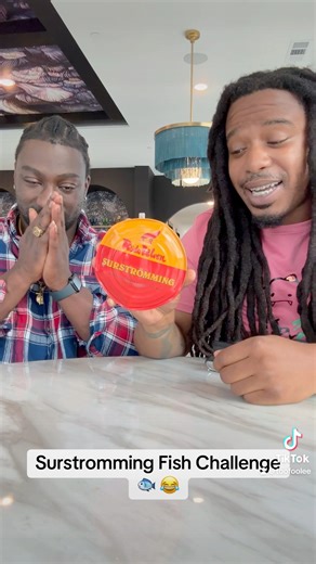48K views · 360 reactions | Surstromming Fish Challenge    Worlds Smelliest Fish In A Can #challenge #fish #food #atlanta #toofoolee #surstromming #sweden | Too Foolee | Facebook