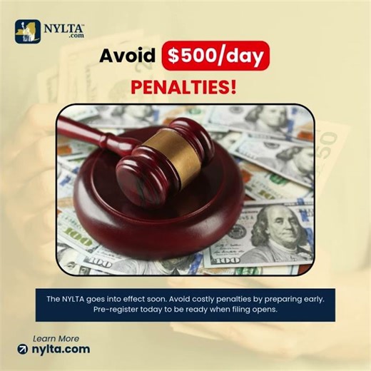 NYLTA New York LLC Ownership Filing Starts Jan 1, 2026 Pre-Register Now