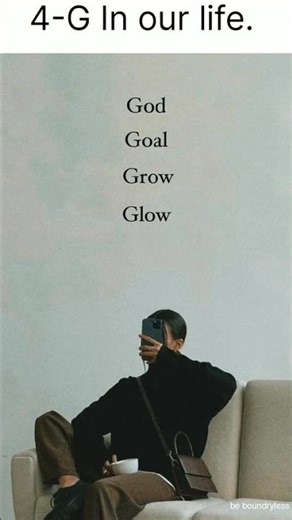 4 G's in our life.#4GInLife #GodGraceGrowthGlow #FaithOverFear #TrustGod #shorts