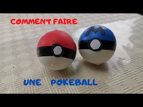 COMMENT FABRIQUER UNE POKEBALL 😊