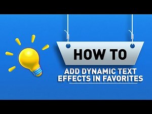 How to Add Dynamic Text Effects in Favorites|@WASP3DOfficial