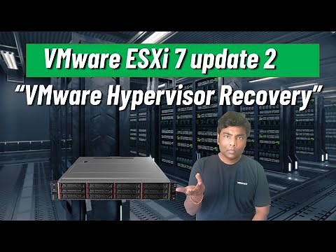 How to resolve "VMware Hypervisor Recovery" ESXi 7 update 2 install or upgrade