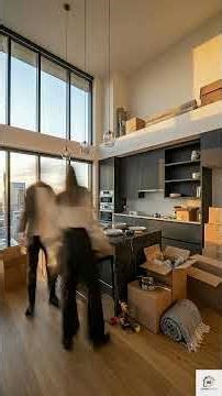 Epic Penthouse Transformation 🏙️✨ Modern Interior Design Time-lapse!