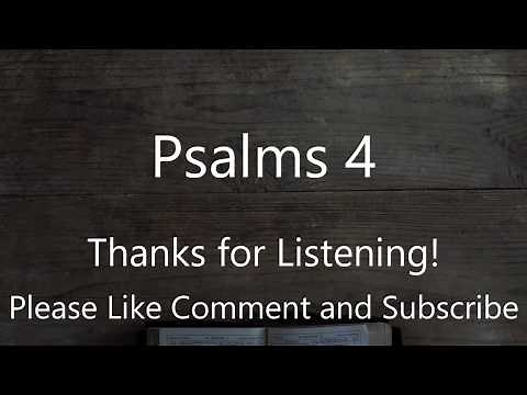 Psalms 4 - The Passion Translation audio Bible - TPT