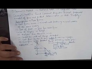 Cournot's Model of Oligopoly