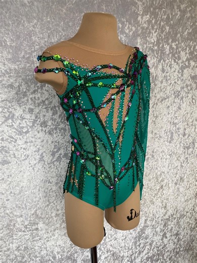 Rhythmic Gymnastics Leotard with rhinestone