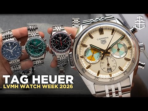 Every new TAG Heuer Carrera debuting at LVMH Watch Week 2026
