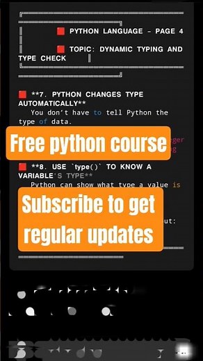 python introduction 4 | Dynamic typing and type check