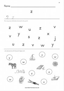 Initial sounds worksheets