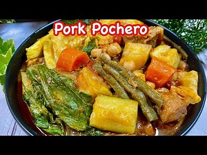 PORK POCHERO Filipino Style | How to cook Pork Pochero | Easy Pork Pochero | Pinoy Simple Cooking