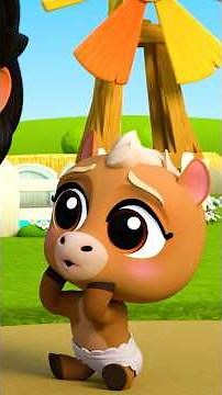 help Baby Pony find the Pink Pirate Papaya color! 🐴 #shorts