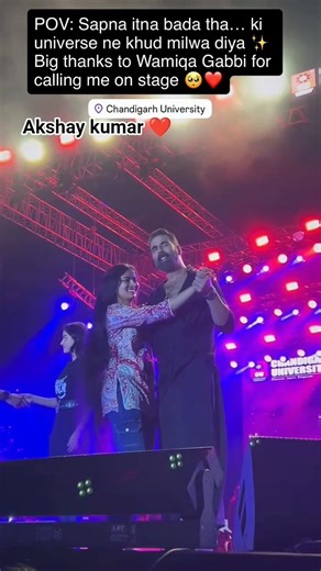 Still can't believe //dibya ne akshay sir ke sath 💃dance kiya//#ytshorts #akshaykumar #viral #girl ❤