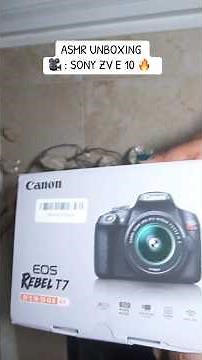 Canon T7 Rebel Unboxing