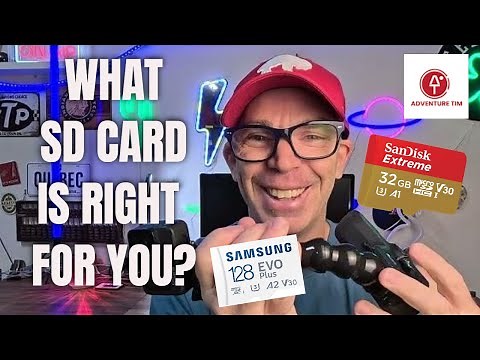 What is the right SD card for your action camera?