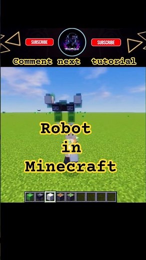 I Built a Powerful Robot in Minecraft – Insane Redstone Creation! 🤖🔥 #shorts