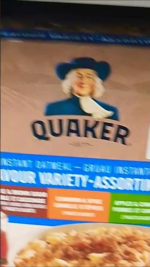 Quaker oats boxes variety