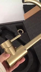 Kitchen Faucets Kitchen Mixer Tap Water Taps Kitchen Sink Faucet Gold Stainless Steel Modern Contemporary Ceramic Hot Cold Water