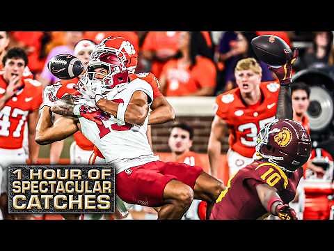 The most RIDICULOUS catches from the last college football season 🎥 | College Football Highlights