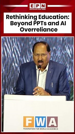 Over-Reliance on PPTs & AI in Education | Prof. T. N. Singh (IIT Patna) | FWA Conclave 2025