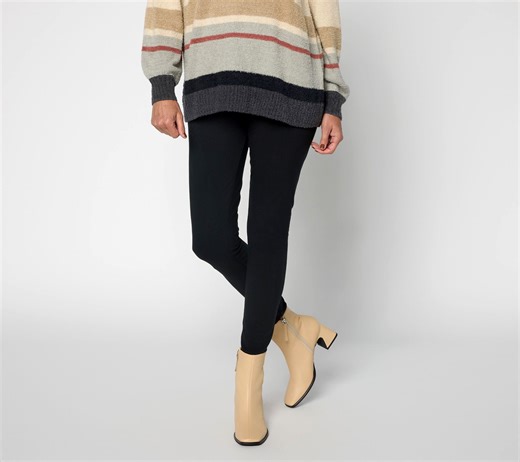 LOGO by Lori Goldstein Tall Full Length Pull On Legging - QVC.com