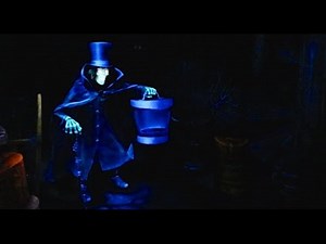 [HD] Hatbox Ghost - Haunted Mansion Full Ride (First Rider) : Disneyland, CA