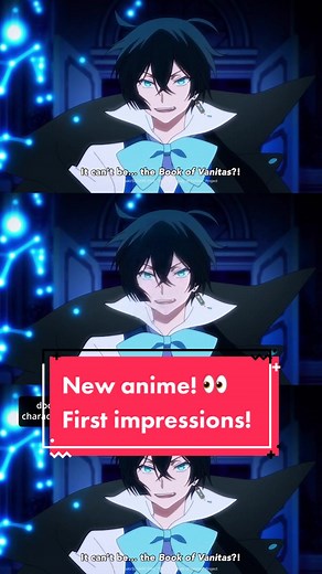Don’t sleep on this one ✨ #thecasestudyofvanitas #firstimpression #anime #funimation #newanime2021