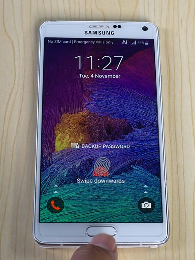 Samsung Galaxy Note 4 Fast Fingerprint Sensor Features
