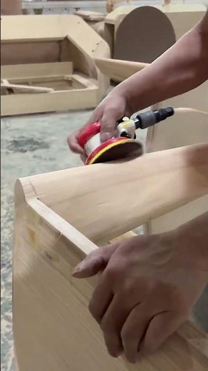 Satisfying Wood Sanding: Smoothing Edges with an Orbital Sander