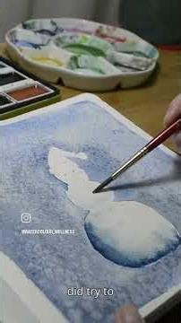Watercolour Snowman