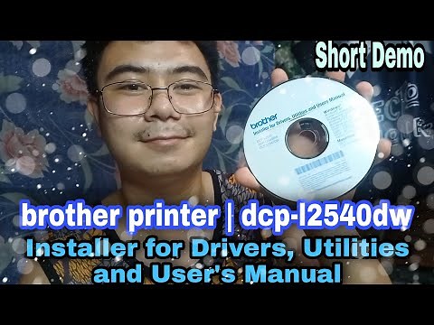 HOW TO INSTALL BROTHER PRINTER DCP-L2540DW USING CD INSTALLER | Windows 10