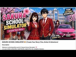 SAKURA SCHOOL SIMULATOR 😍 | Crazy School Life & Fun Adventures!
