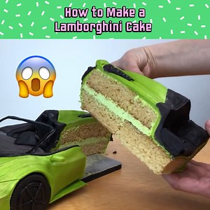 How I Made This Realistic LAMBO Out Of Cake! | Sideserf Cake Studio