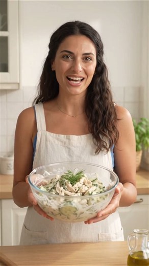 How to Make the Ultimate Crunchy Cucumber Chicken Salad😋😋😋 #recipe