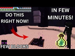 EASIEST POSSIBLE Enderman Farm for EXP & Ender Pearls (Java & Bedrock) [ALL VERSIONS]