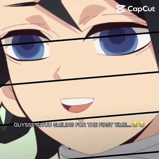 GIYUU smiling 😭😭🥹finally….# kny # anime # #demonslayer